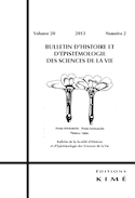 Bulletin d'histoire et d'épistémologie des sciences de la vie, v. 20, no 02
